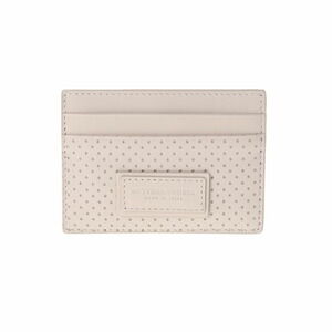 BOTTEGA VENETA Gray Perforated Leather Wallet